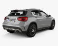 Mercedes-Benz GLA-class AMG Line with HQ interior 2020 3d model back view