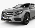 Mercedes-Benz GLA-Клас AMG Line з детальним інтер'єром 2020 3D модель