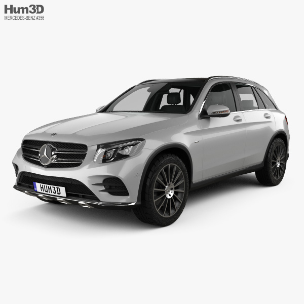 Mercedes-Benz GLC-класс (X205) AMG Line с детальным интерьером 2018 3D модель