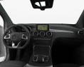 Mercedes-Benz GLCクラス (X205) AMG Line HQインテリアと 2018 3Dモデル dashboard