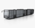 Mercedes-Benz CapaCity L 4ドア バス HQインテリアと 2014 3Dモデル wire render
