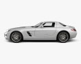 Mercedes-Benz SLS-Klasse mit Innenraum 2017 3D-Modell Seitenansicht