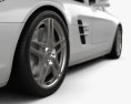 Mercedes-Benz Clase SLS con interior 2017 Modelo 3D