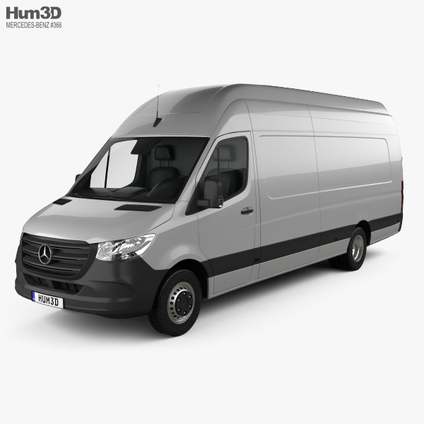 Mercedes-Benz Sprinter 厢式货车 L4H3 2019 3D模型