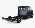 Mercedes-Benz Sprinter (W907) Crew Cab Chassis L3 2022 3D 모델  back view