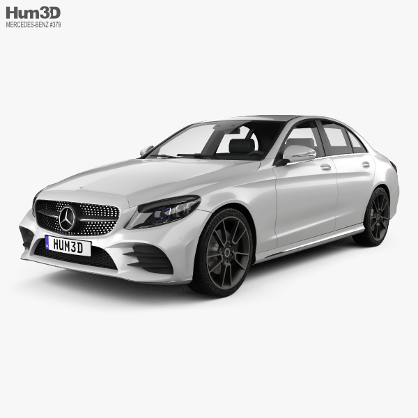 Mercedes-Benz C-class AMG-line sedan 2021 3D model