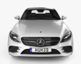 Mercedes-Benz Classe C AMG-line sedan 2021 Modèle 3d vue frontale