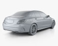 Mercedes-Benz C级 AMG-line 轿车 2021 3D模型