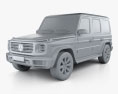Mercedes-Benz Gクラス (W463) 2022 3Dモデル clay render