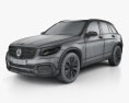 Mercedes-Benz GLC级 F-Cell 2022 3D模型 wire render