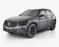 Mercedes-Benz GLC-class 2022 3d model wire render