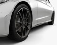 Mercedes-Benz Classe C AMG-line sedan avec Intérieur 2021 Modèle 3d