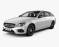 Mercedes-Benz E级 AMG-Line estate 带内饰 2019 3D模型