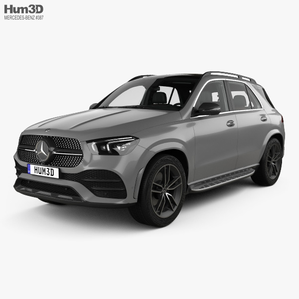 Mercedes-Benz GLE-class AMG-Line with HQ interior 2022 3D model
