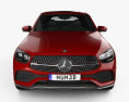 Mercedes-Benz GLC级 AMG-Line coupe 2022 3D模型 正面图