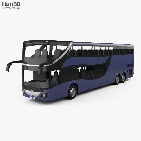 Mercedes-Benz MCV 800 Double-Decker Bus 2019 3D model