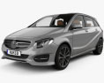 Mercedes-Benz Bクラス Urban Line HQインテリアと 2017 3Dモデル