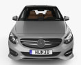 Mercedes-Benz Classe B Urban Line con interni 2017 Modello 3D vista frontale