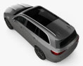 Mercedes-Benz GLS-Klasse AMG-Line 2022 3D-Modell Draufsicht