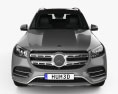 Mercedes-Benz GLS-Klasse AMG-Line 2022 3D-Modell Vorderansicht