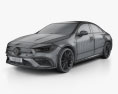 Mercedes-Benz Classe CLA AMG 2022 Modello 3D wire render