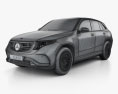 Mercedes-Benz EQC 2021 3d model wire render