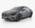 Mercedes-Benz CLAクラス 2022 3Dモデル wire render