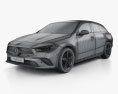 Mercedes-Benz CLAクラス Shooting Brake 2022 3Dモデル wire render