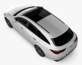 Mercedes-Benz Clase CLA Shooting Brake AMG-Line 2022 Modelo 3D vista superior
