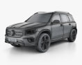 Mercedes-Benz GLB-class Edition 1 2022 3d model wire render