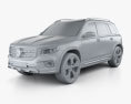 Mercedes-Benz GLB-class Edition 1 2022 3d model clay render