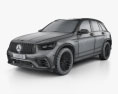 Mercedes-Benz GLC 클래스 (X253) AMG 2022 3D 모델  wire render
