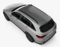 Mercedes-Benz GLC-Klasse (X253) AMG 2022 3D-Modell Draufsicht