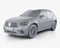 Mercedes-Benz GLC-Klasse (X253) AMG 2022 3D-Modell clay render