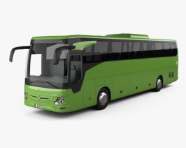 3D model of Mercedes-Benz Tourismo RHD bus 2017