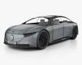 Mercedes-Benz Vision EQS 2019 3Dモデル wire render