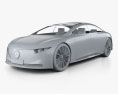 Mercedes-Benz Vision EQS 2019 3d model clay render
