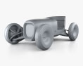 Mercedes-Benz Vision Simplex 2020 3d model clay render