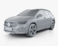 Mercedes-Benz GLAクラス Progressive Line Edition 1 2023 3Dモデル clay render