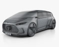 Mercedes-Benz Vision Tokyo 인테리어 가 있는 2015 3D 모델  wire render
