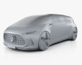 Mercedes-Benz Vision Tokyo HQインテリアと 2015 3Dモデル clay render