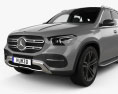 Mercedes-Benz GLE-класс с детальным интерьером 2022 3D модель