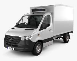 3D model of Mercedes-Benz Sprinter Delivery Van 2022