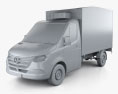Mercedes-Benz Sprinter Delivery Van 2022 3d model clay render