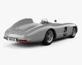 Mercedes-Benz 300 SLR with HQ interior and engine 1955 3d model back view