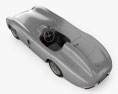 Mercedes-Benz 300 SLR 인테리어 가 있는 와 엔진이 1955 3D 모델  top view