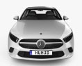 Mercedes-Benz A-Klasse e sedan 2021 3D-Modell Vorderansicht