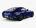 Mercedes-Benz AMG GT C coupe 2019 3d model back view