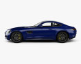 Mercedes-Benz AMG GT C coupe 2019 3d model side view