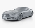 Mercedes-Benz AMG GT R Roadster 2019 3D-Modell clay render